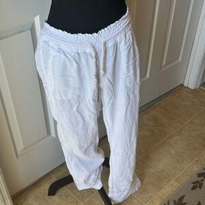 Roxy White Wide Leg Pants
